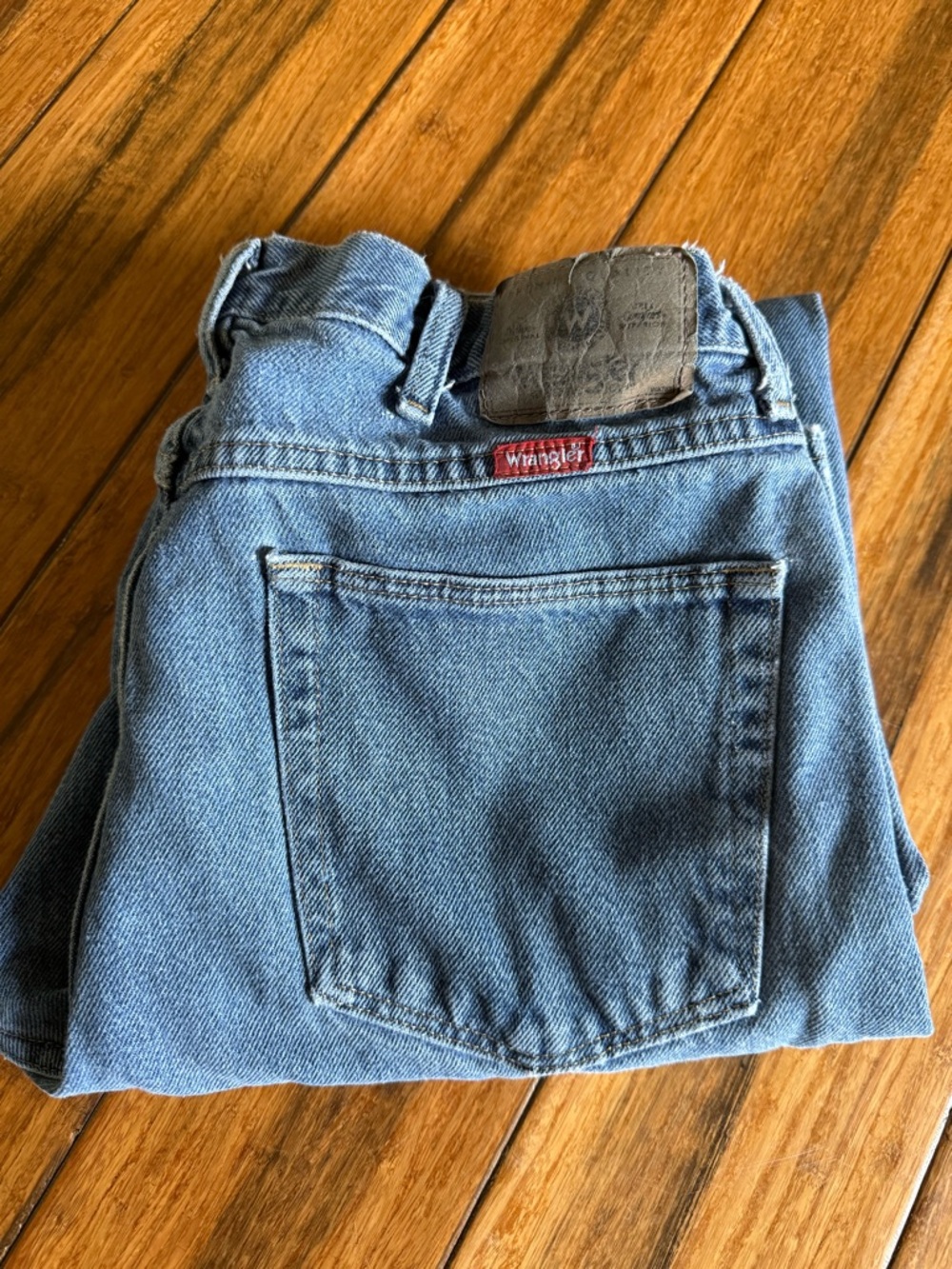 Wrangler Men’s Regular Denim Jeans 34/30 Rugged Americana